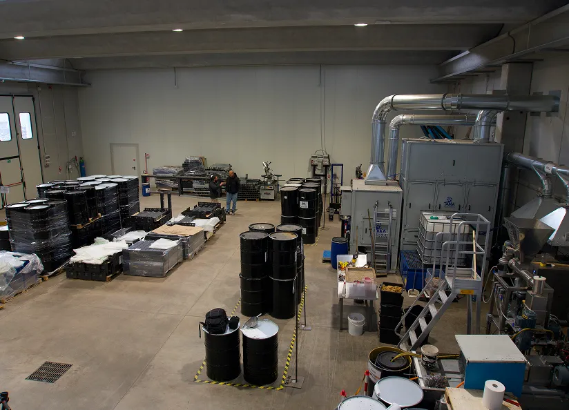 Immagine dei macchinari di Re-Cig.